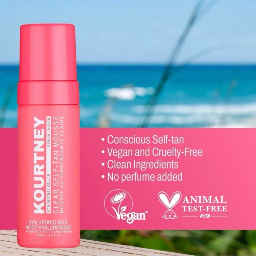 Kourtney Kellar Clear Self-Tan Mousse New Sealed Self Tanner